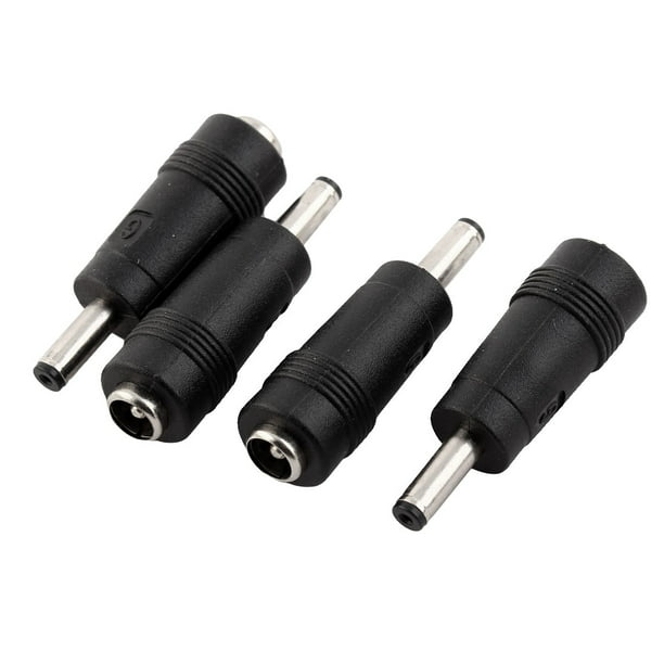 2pcs DC Power Jack 5.5 x 2.1mm Female To 4.0 x 1.7mm Male Plug Cable adapter